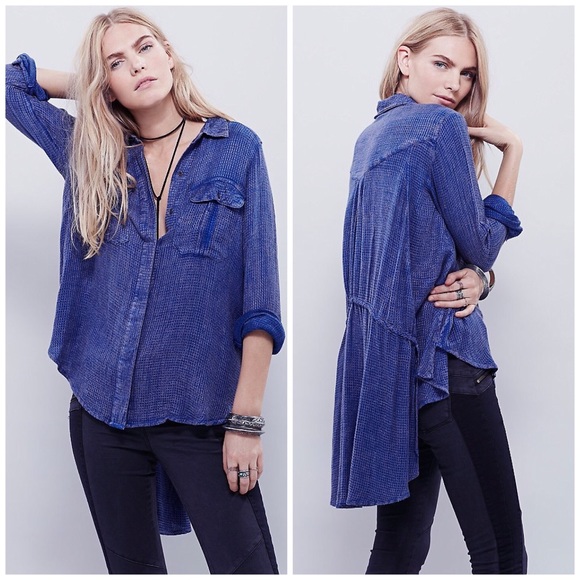 Free People Tops - NWT Free People One Of The Guys Button Down Shirt